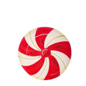 Red and White Swirl Peppermint Magnet